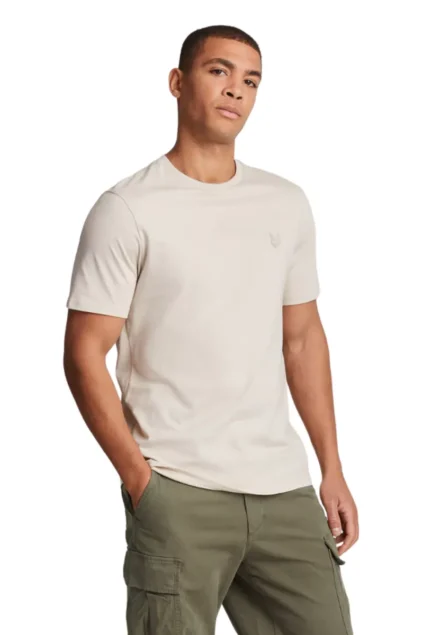 Lyle & Scott Lyle & Scott T-shirt | Tonal Eagle | Korte mouw | Beige |