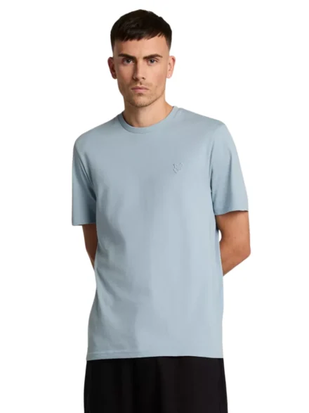 Lyle & Scott Lyle & Scott T-shirt | Tonal Eagle | Korte mouw | Lichtblauw |