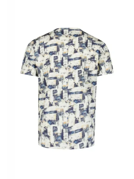 No Excess No Excess T-shirt | Print | Geel Blauw |