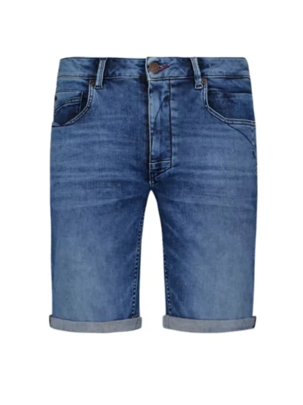 No Excess No Excess Denim Short | Stone Used denim | Korte broek |