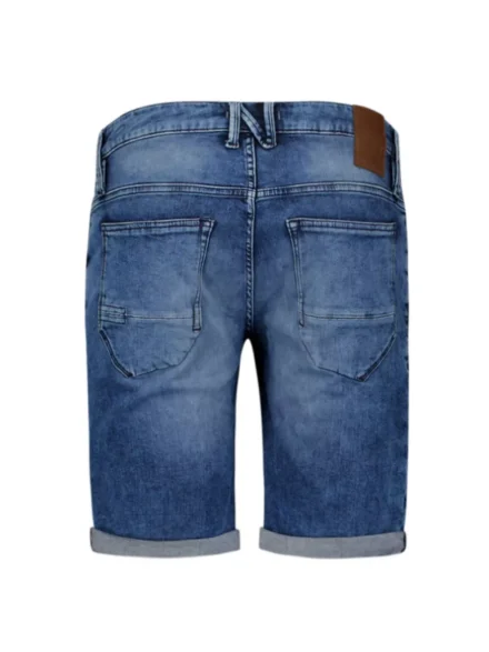 No Excess No Excess Denim Short | Stone Used denim | Korte broek |