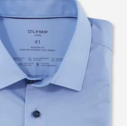 Olymp Olymp | Shirts lm overig | Blauw | 1202/64 - Modern Fit