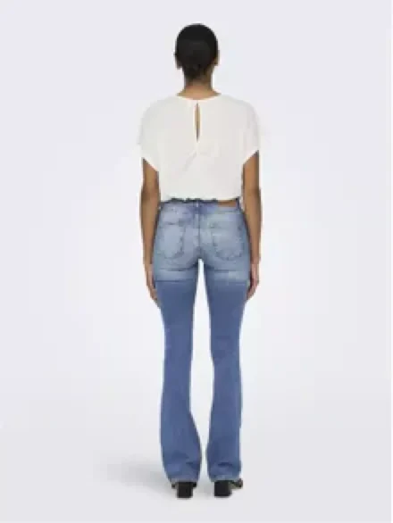 Only Only | Onlblush Mid Flared Denim | Lengte 34 |