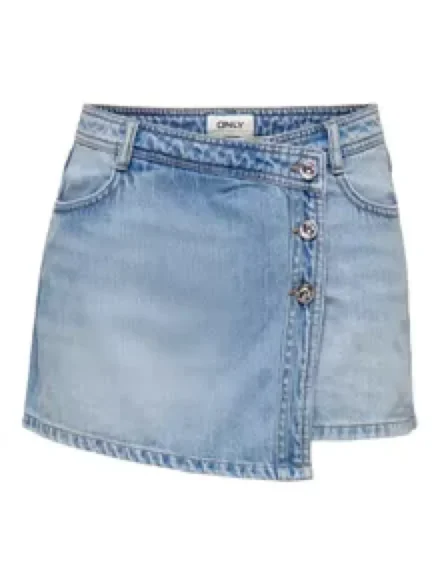 Only Only skort | Denim rok | light blue denim |