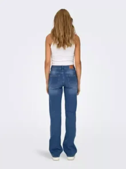 Only Only jeans | Onlblush | mid straight jeans | med.blue denim |