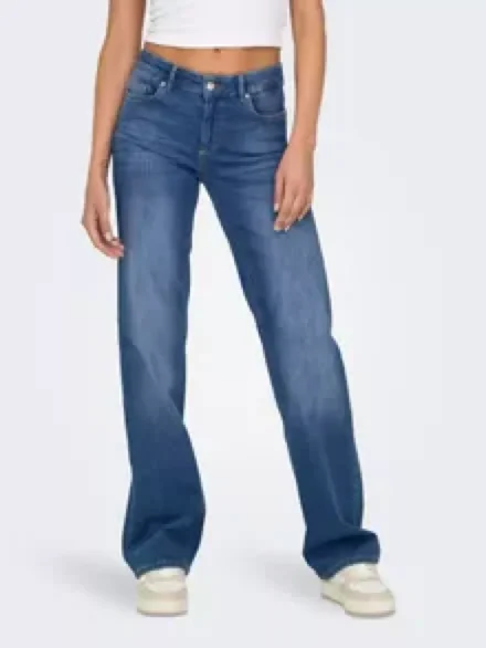 Only Only jeans | Onlblush | mid straight jeans | med.blue denim |