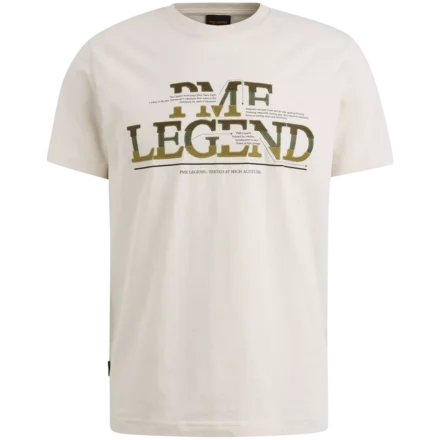 PME-Legend T-shirt | Met Print | Wit