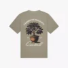Quotrell Damson T-shirt | Faden olive/White
