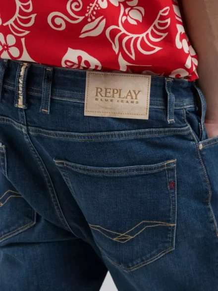 Replay Replay | Denim short | Blauw