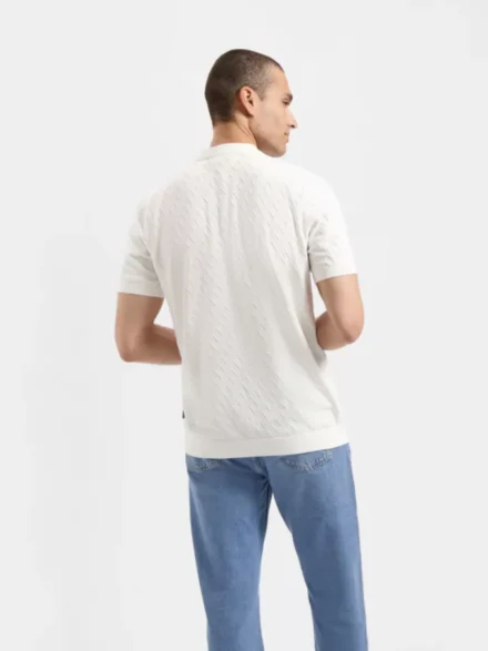 Saint Steve Saint Steve Teije | Heren polo | Knitwear | white |