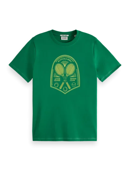 Scotch & Soda T-shirt | Groen | Met Print