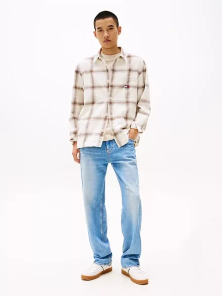 Tommy Hilfiger Tommy Hilfiger | Overshirt katoen | Wit | DM0DM21343