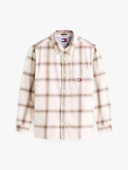 Tommy Hilfiger Tommy Hilfiger | Overshirt katoen | Wit | DM0DM21343