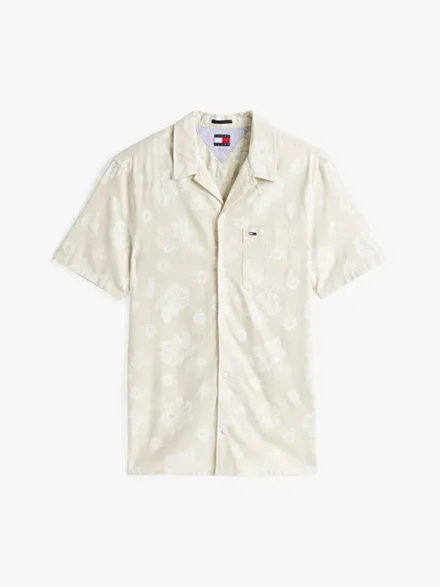 Tommy Hilfiger Tommy Hilfiger | Shirts km katoen | Beige | DM0DM21351