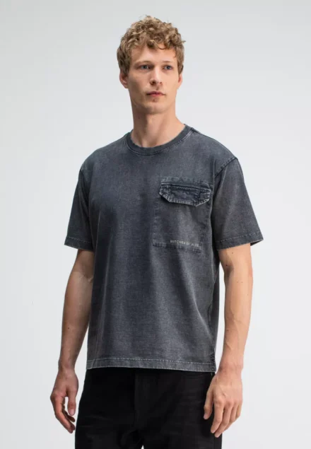 butcher of blue butcher of blue | T-shirts | Zwart | M2522007 |Army Pocket Tee