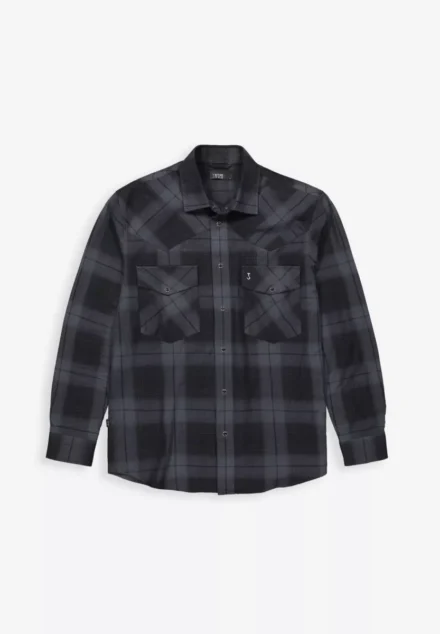 butcher of blue butcher of blue | M2524022 | Zwart | Carter West Black Check Shirt
