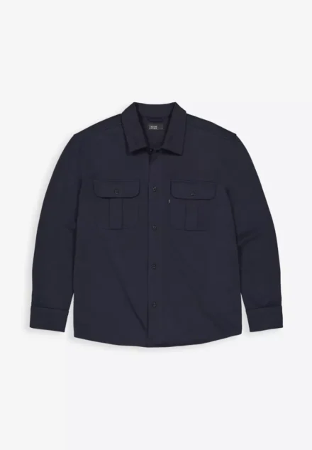 butcher of blue butcher of blue | Overshirt | Blauw | Phil Jersey Overshirt