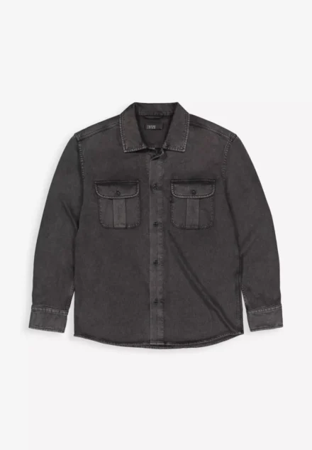butcher of blue butcher of blue | Overshirt | Zwart | Phil Jersey Overshirt