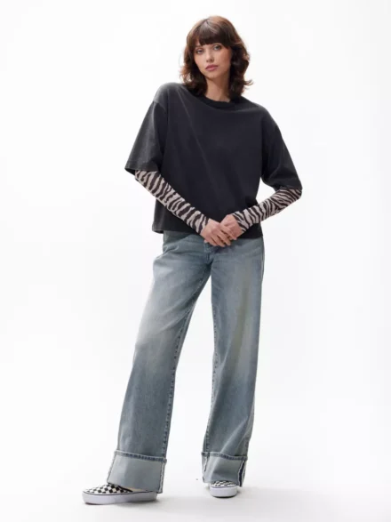 Catwalk Junkie Catwalk Junkie | T-shirt lm | Zwart | 2503020215