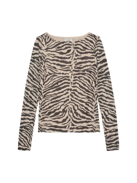 Catwalk Junkie Catwalk Junkie | T-shirt lm | Beige | 2503020408