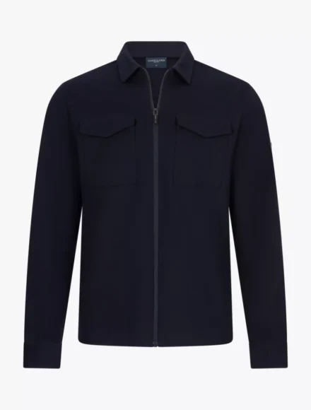 Cavallaro Cavallaro | Shirts lm katoen | Blauw | Zerino Overshirt