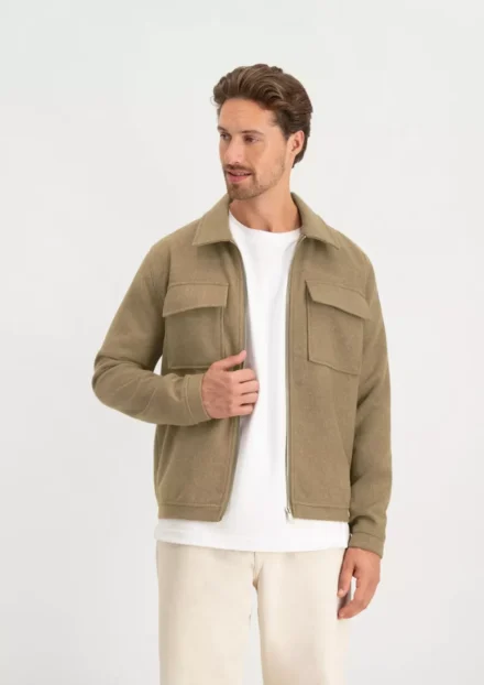 Circle of Trust Circle of Trust | Vest | Beige | Nathan Overshirt