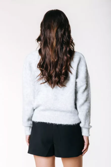 Colourful Rebel Colourful Rebel | Trui | Grijs | Olivia Crewneck Knitted