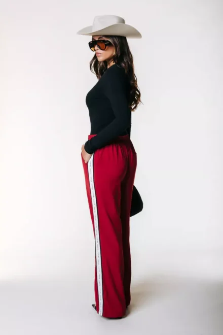 Colourful Rebel Colourful Rebel | Broek | Rood | Vella sports pants