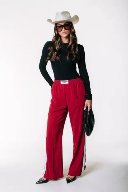 Colourful Rebel Colourful Rebel | Broek | Rood | Vella sports pants