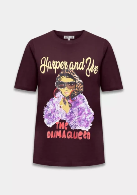 Harper and Yve Harper and Yve | T-shirt | Rood | Drama queen