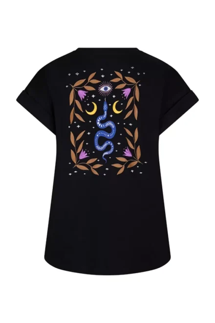 Lofty Manner Lofty Manner | T-shirt rh | Zwart | T=-shirt Monika