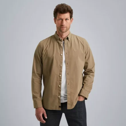 PME-Legend PME-Legend | Overhemd lange mouw katoen | Beige | PSI2508044