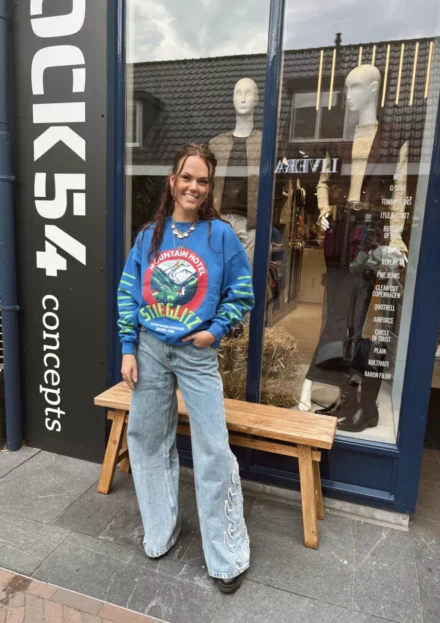 Stieglitz Stieglitz | Sweater | Blauw | Humberto Sweater