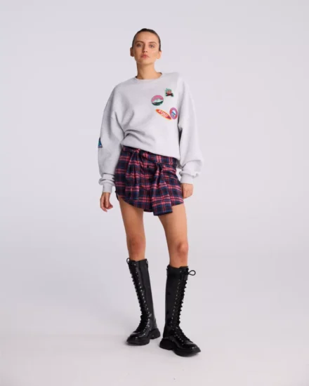 Stieglitz Stieglitz | Sweat | Grijs | natal sweater