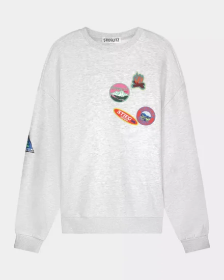 Stieglitz Stieglitz | Sweat | Grijs | natal sweater