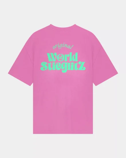Stieglitz Stieglitz | T-shirt | Roze | World of Stieg Oversized