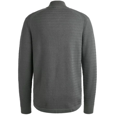 Cast Iron Cast Iron | Truien katoen | Blauw | Half zip Collar | CKW2509330