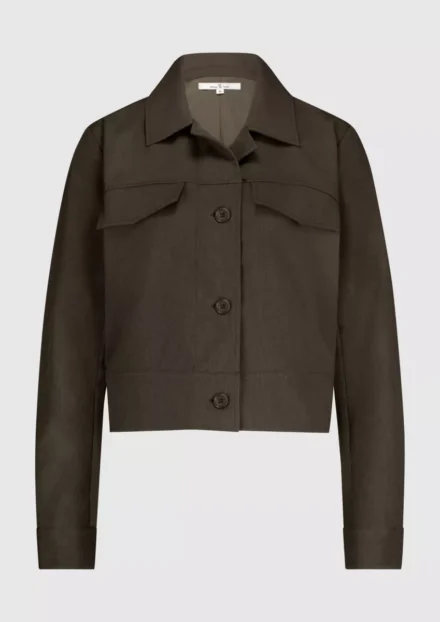Circle of Trust Circle of Trust | Jas kort | Bruin | Faith jacket