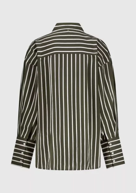 Circle of Trust Circle of Trust | Blouse met strepen | Bruin | Opal blouse