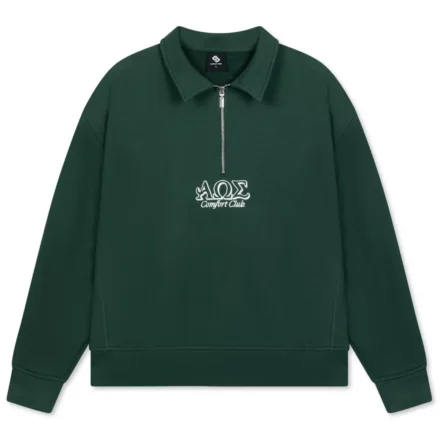 Collectiq Collectiq | Sweats overig | Groen | Omega Half zip
