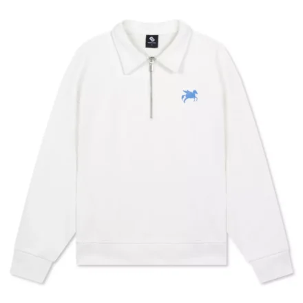 Collectiq Collectiq | Sweats overig | Wit | Pegasus Halfzip