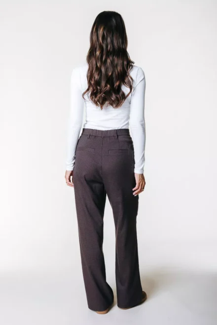 Colourful Rebel Colourful Rebel | Pant. halfwijd | Bruin | rus straigt pants