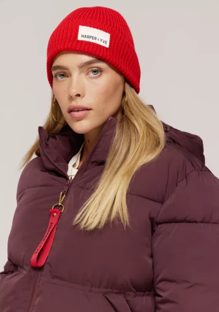 Harper and Yve Harper and Yve | Pet/muts/hoed | Rood | Harper-Beanie