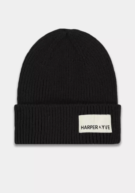 Harper and Yve Harper and Yve | Pet/muts/hoed | Zwart | Harper-Beanie