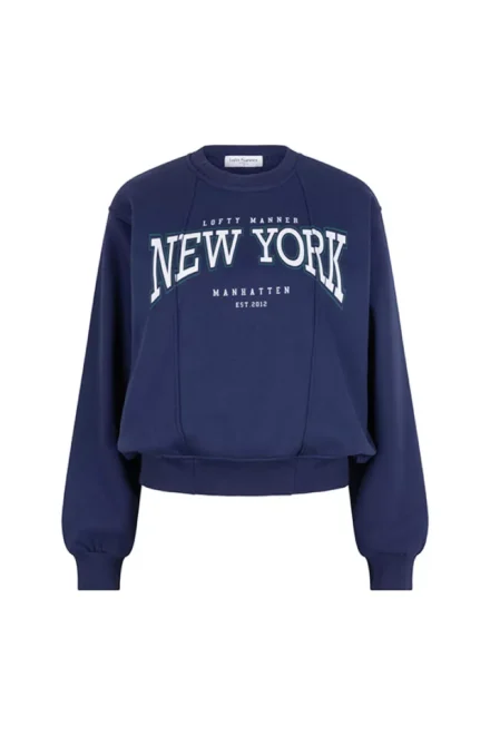 Lofty Manner Lofty Manner | Sweater | Blauw | Sweater Emmy