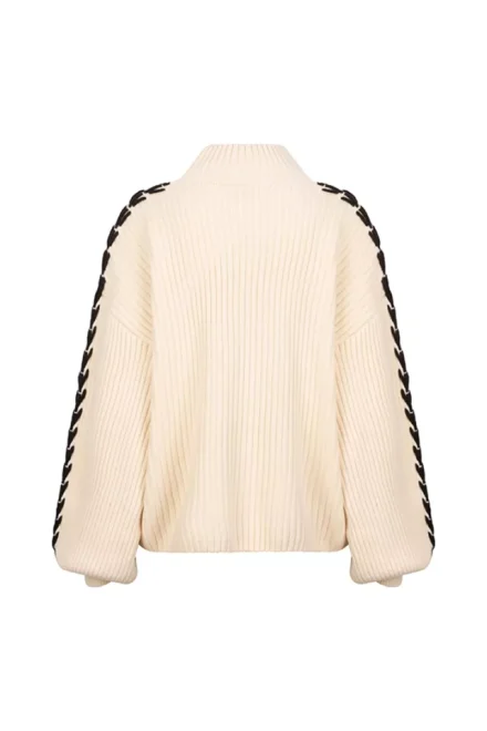 Lofty Manner Lofty Manner | Trui | Wit | Sweater Evelyn