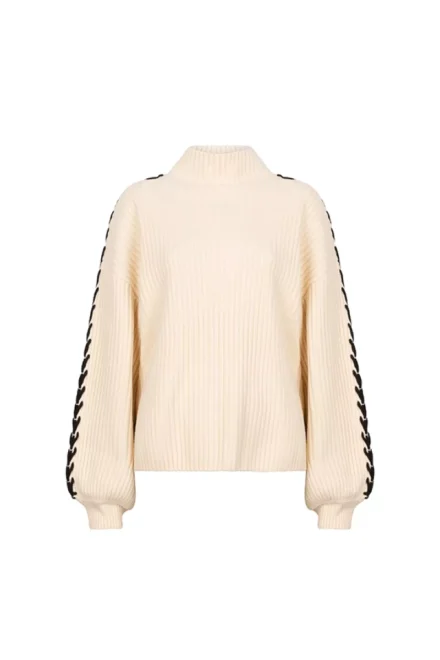 Lofty Manner Lofty Manner | Trui | Wit | Sweater Evelyn