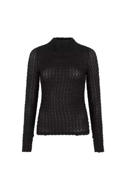 Lofty Manner Lofty Manner | Shirt lange mouw | Zwart | Top Leona