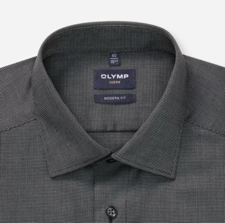 Olymp Olymp | Overhemd lange mouw | Zwart | 1260/84