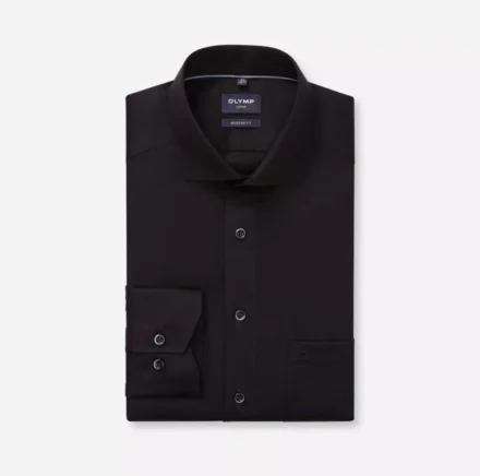 Olymp Olymp | Shirts lm katoen | Zwart | 12948684